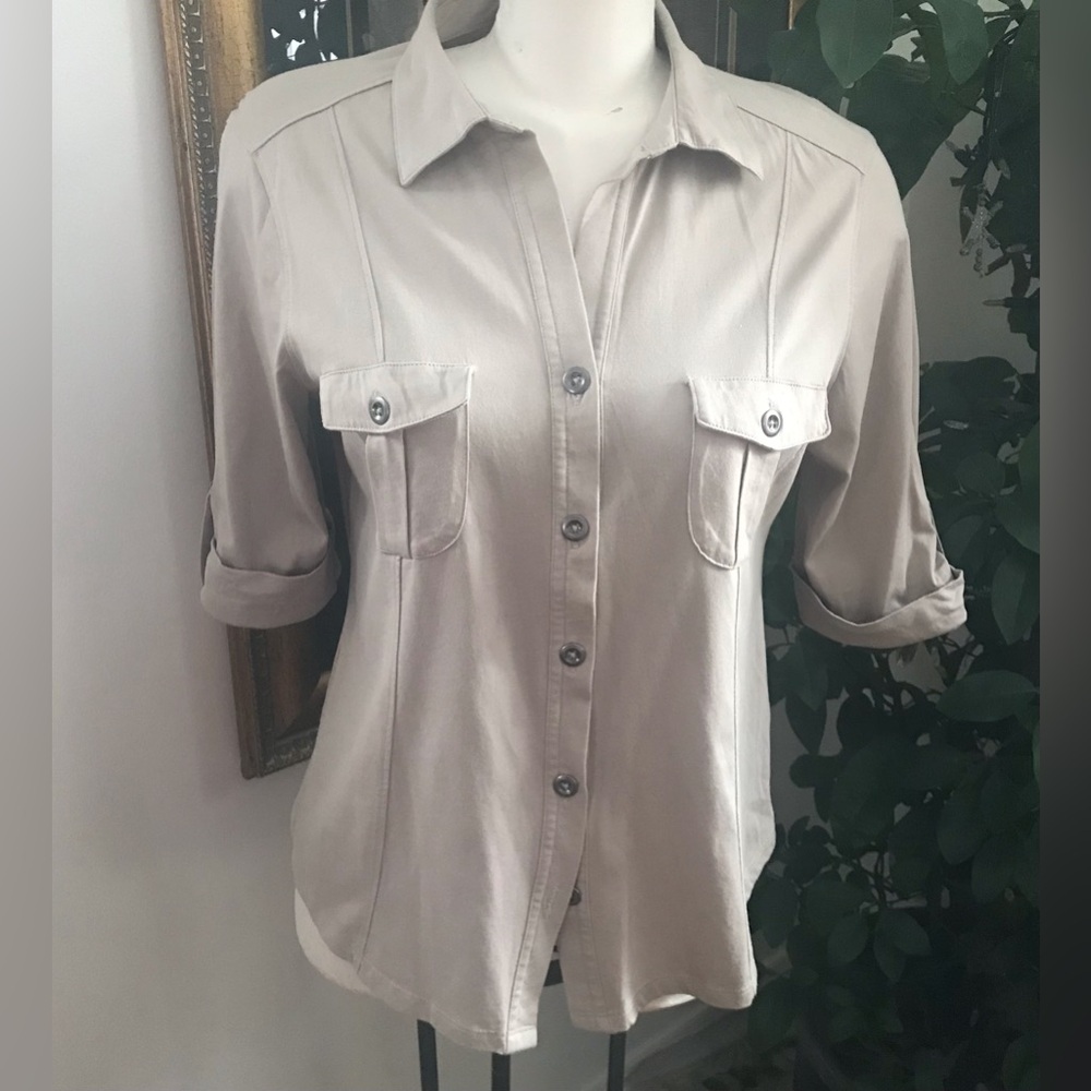 Style & Co. Button-up Top - Size LP